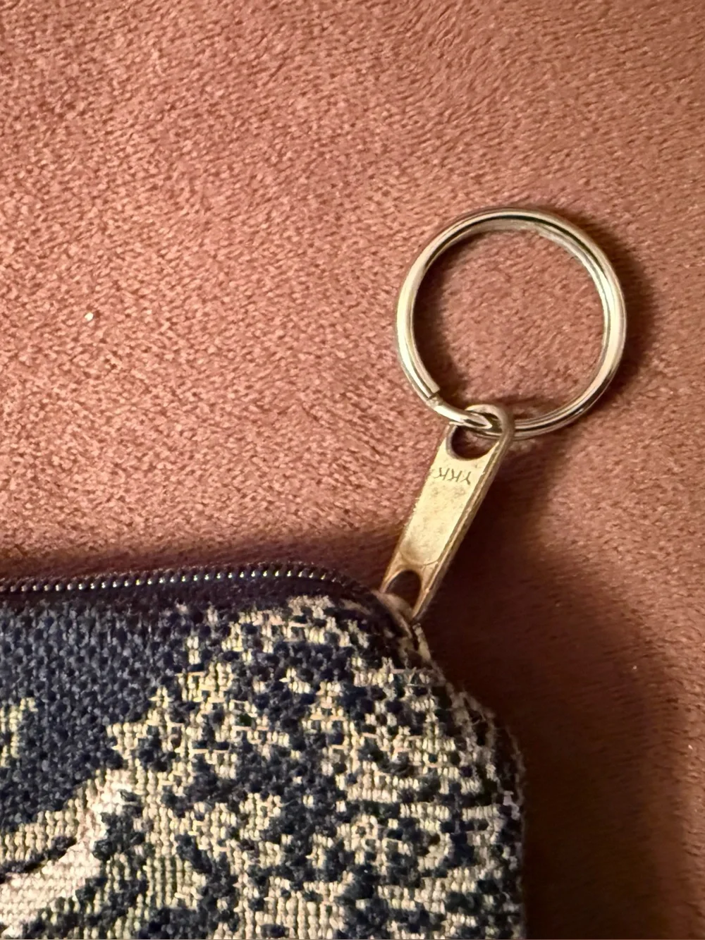 Gold Tapestry Crescent Moon and Sun Zip Pouch - Women's Clutch